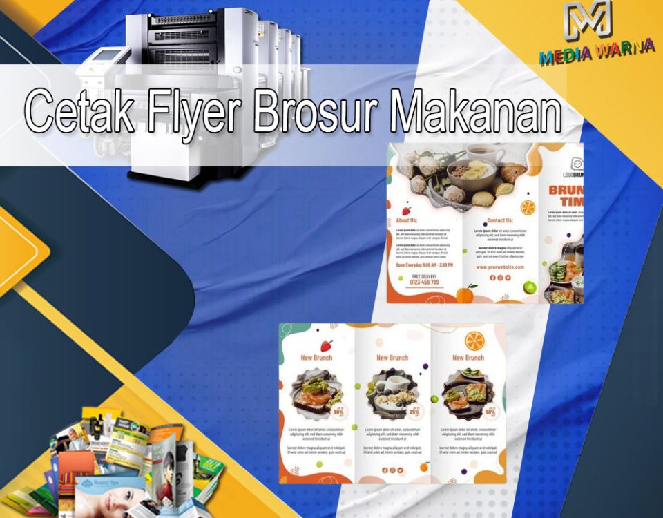 Cetak Flyer Brosur Makanan