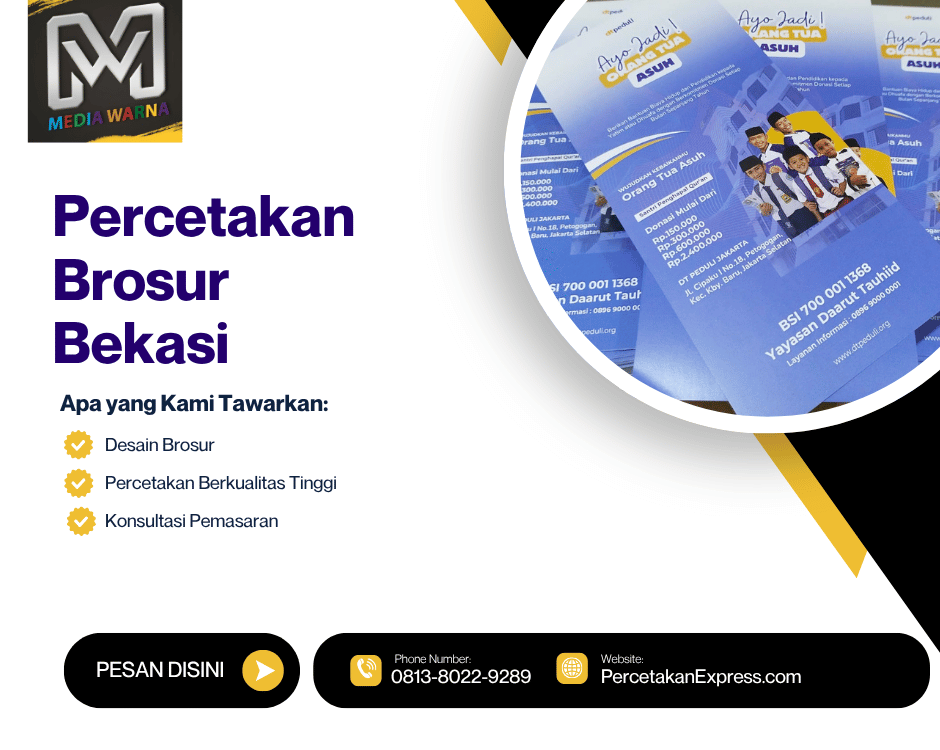 Percetakan Brosur Bekasi